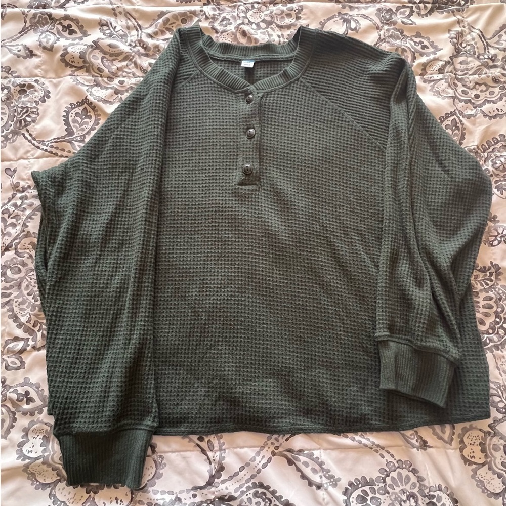 Old Navy Forest Green Knit Top